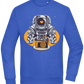 Spaceman Camera Design - Comfort Essential Unisex Sweater_ROYAL_front