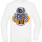 Spaceman Camera Design - Comfort Essential Unisex Sweater_WHITE_front