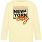 The City That Never Sleeps Design - Comfort Kids Sweater_AMARELO CLARO_front