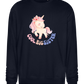 Cool Big Sister Unicorn Design - Comfort Essential Unisex Sweater_FRENCH NAVY_front