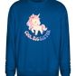 Cool Big Sister Unicorn Design - Comfort Essential Unisex Sweater_ROYAL_front