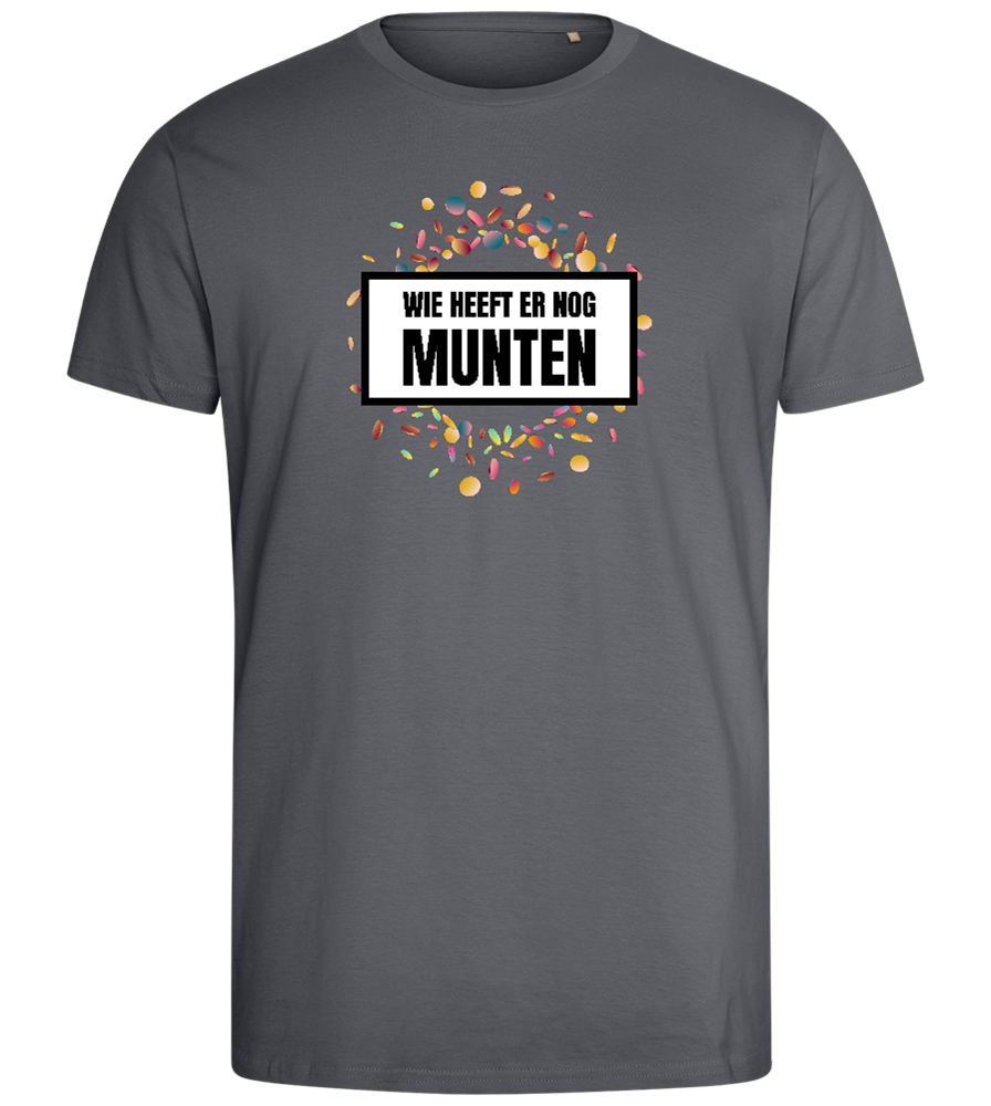 Wie Heeft Munten Design - Comfort men's fitted t-shirt_MOUSE GREY_front