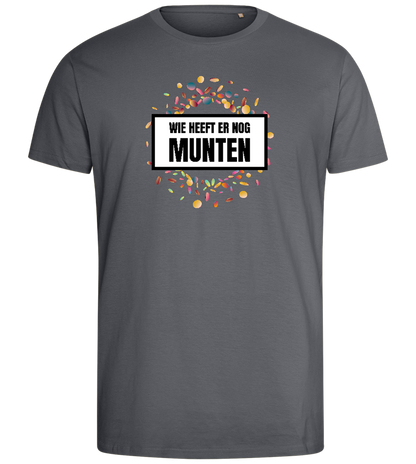 Wie Heeft Munten Design - Comfort men's fitted t-shirt_MOUSE GREY_front