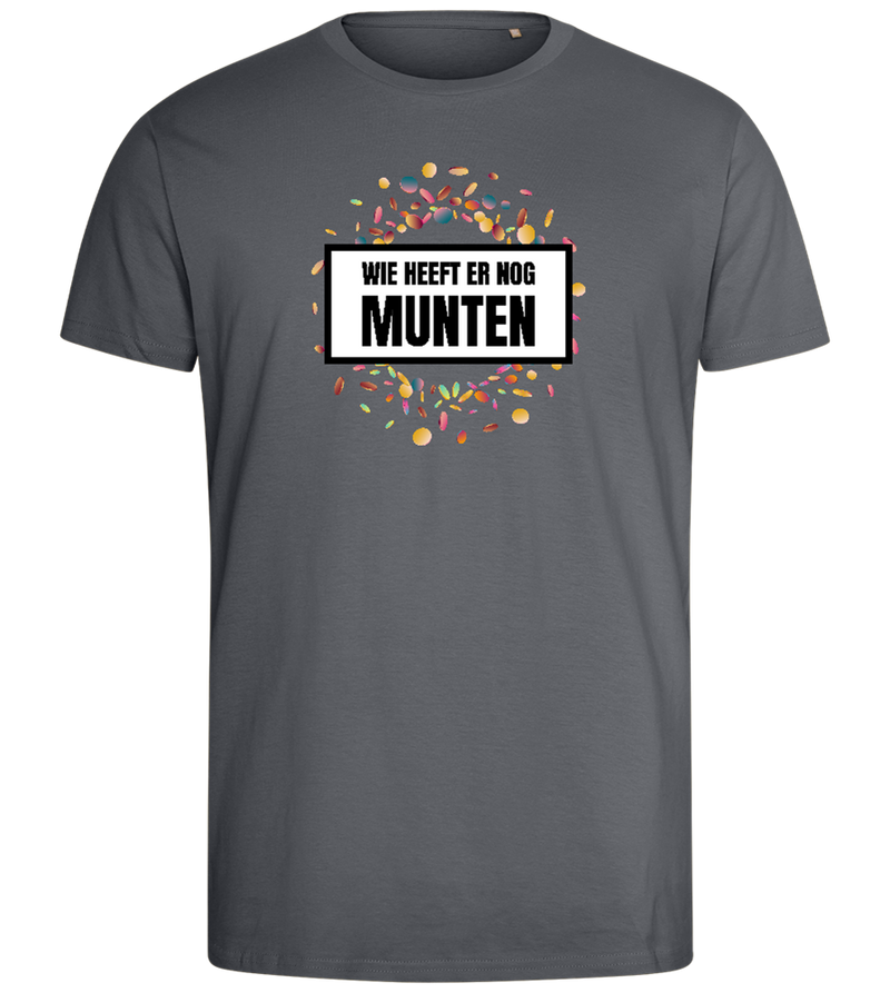 Wie Heeft Munten Design - Comfort men's fitted t-shirt_MOUSE GREY_front