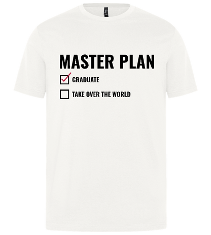 Graduation Master Plan Design - Premium unisex regular fit t-shirt_ABSOLUTE WHITE_front