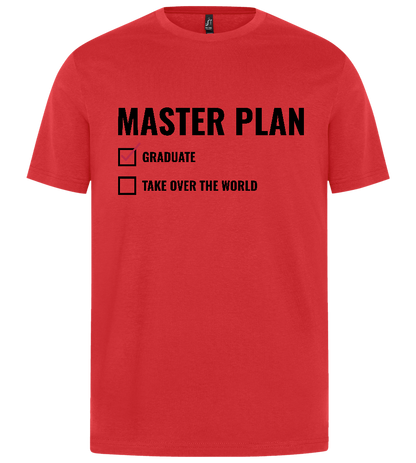 Graduation Master Plan Design - Premium unisex regular fit t-shirt_LIGHT GREY MELANGE_front