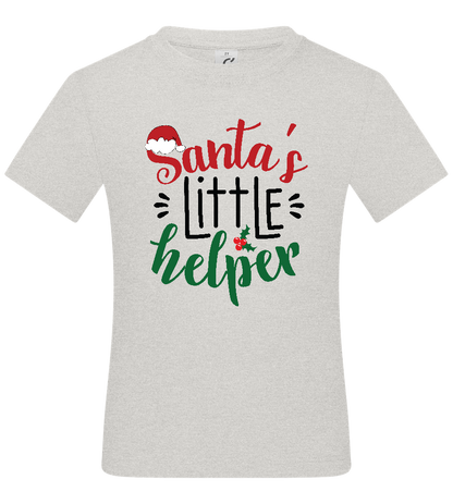 Santa's Helper Design - Basic kids t-shirt_VIBRANT WHITE_front