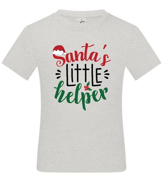 Santa's Helper Design - Basic kids t-shirt_VIBRANT WHITE_front