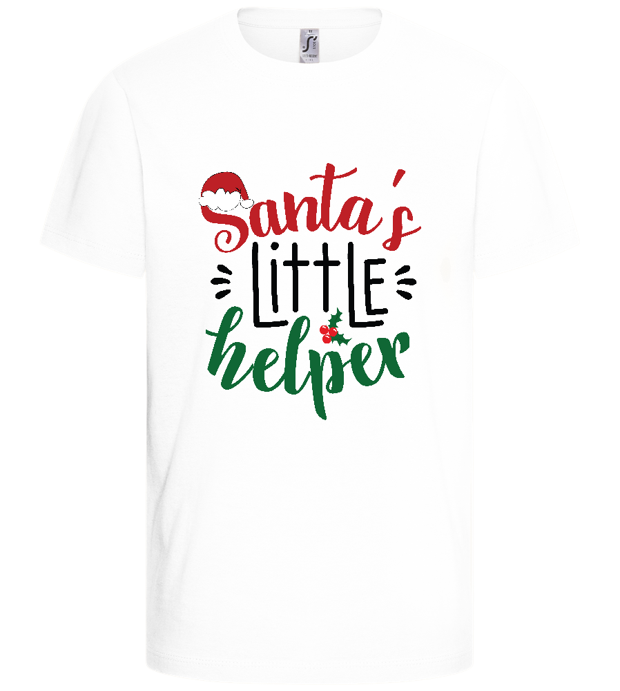 Santa's Helper Design - Basic kids t-shirt_WHITE_front