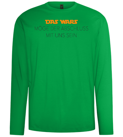 Das Wars Möge Der Abschluss Mit Uns Sein Design - Comfort men's long sleeve t-shirt_MEADOW GREEN_front