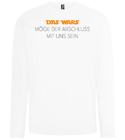 Das Wars Möge Der Abschluss Mit Uns Sein Design - Comfort men's long sleeve t-shirt_WHITE_front