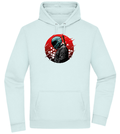 Samurai Bike 2 Design - Premium Essential Unisex Hoodie_ARCTIC BLUE_front