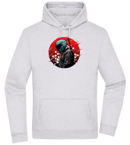 Samurai Bike 2 Design - Premium Essential Unisex Hoodie_ORION GREY II_front