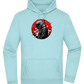 Samurai Bike 2 Design - Premium Essential Unisex Hoodie_POOL BLUE_front