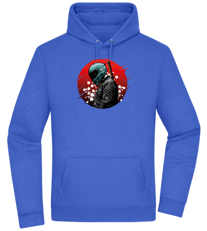 Samurai Bike 2 Design - Premium Essential Unisex Hoodie_ROYAL_front