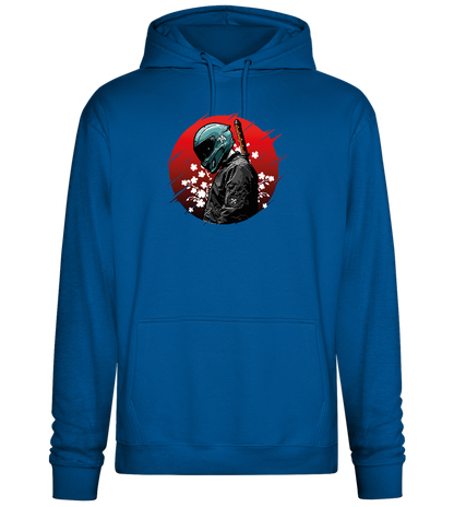 Samurai Bike 2 Design - Premium Essential Unisex Hoodie_ROYAL_front