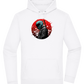 Samurai Bike 2 Design - Premium Essential Unisex Hoodie_WHITE_front