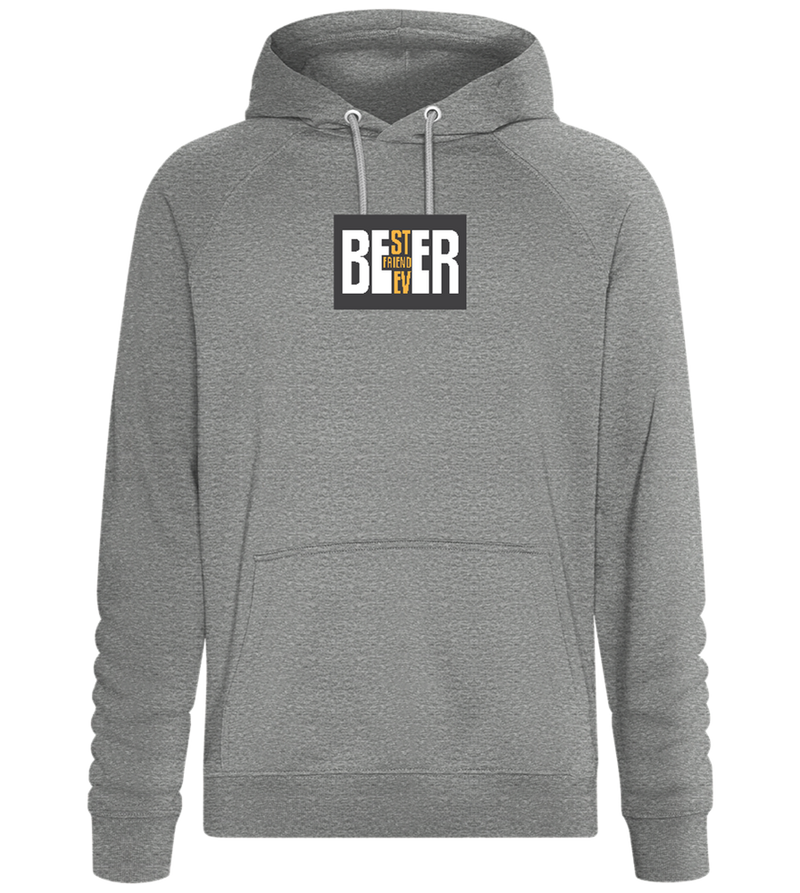 Beer Best Friend Design - Comfort unisex hoodie_ORION GREY II_front