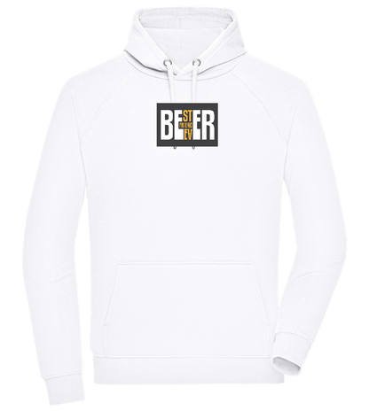 Beer Best Friend Design - Comfort unisex hoodie_WHITE_front