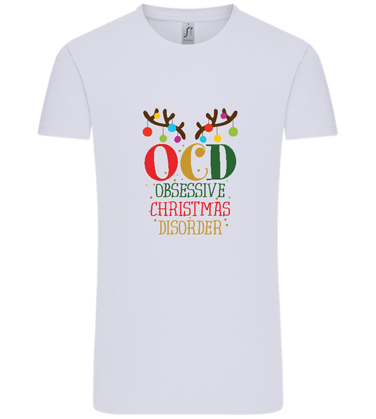 OCD Obsessive Christmas Disorder Design - Comfort Unisex T-Shirt_LILAK_front