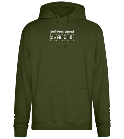 Genius Periodic Table Design - Premium Essential Unisex Hoodie_ARMY_front