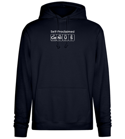 Genius Periodic Table Design - Premium Essential Unisex Hoodie_FRENCH NAVY_front