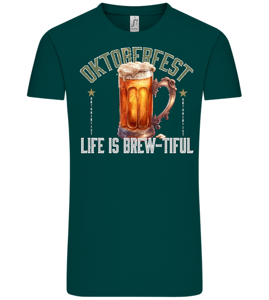 Life is Brew-tiful Design - Comfort Unisex T-Shirt_GREEN EMPIRE_front