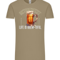 Life is Brew-tiful Design - Comfort Unisex T-Shirt_KHAKI_front