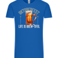 Life is Brew-tiful Design - Comfort Unisex T-Shirt_ROYAL_front