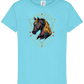 Abstract Horse Design - Comfort girls' t-shirt_HAWAIIAN OCEAN_front