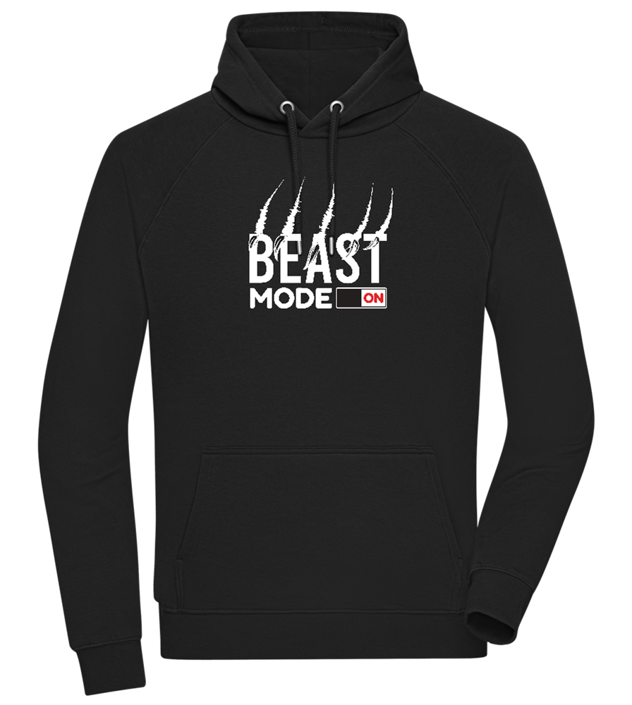Beast Mode On Design - Comfort unisex hoodie_BLACK_front