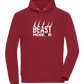 Beast Mode On Design - Comfort unisex hoodie_BORDEAUX_front