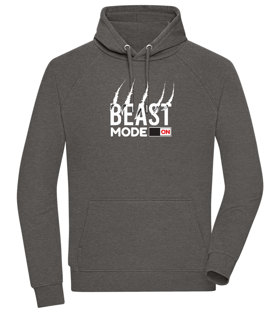 Beast Mode On Design - Comfort unisex hoodie_CHARCOAL CHIN_front