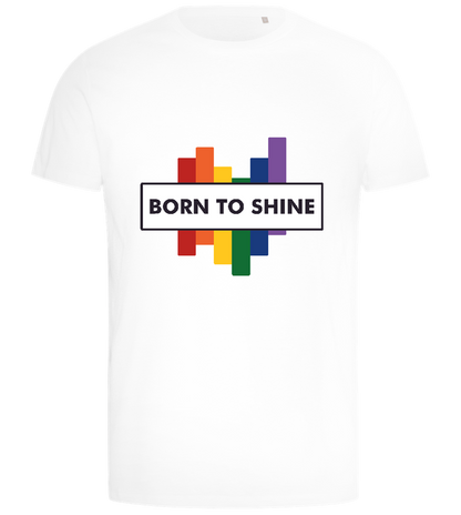 Born to Shine Design - Comfort men's t-shirt_WHITE_front