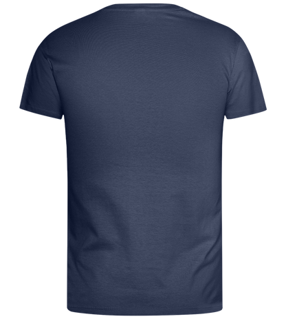 Toronto City Skyline Design - Basic men's t-shirt_DENIM_back