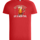 Life is Brew-tiful Design - Basic Unisex T-Shirt_RED_front