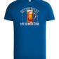 Life is Brew-tiful Design - Basic Unisex T-Shirt_ROYAL_front