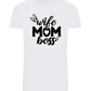 Wife Mom Boss Design - Basic Unisex T-Shirt_WHITE_front