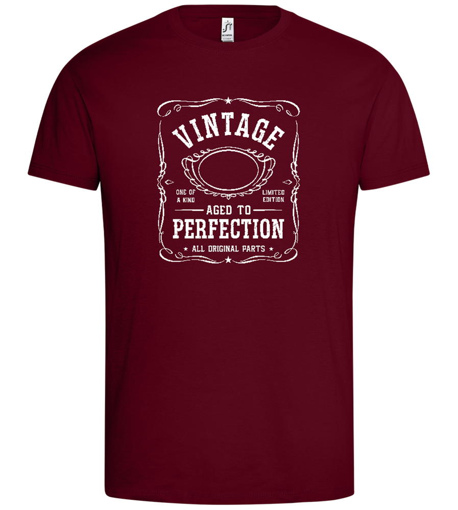 Vintage Aged To Perfection Design - Premium men's t-shirt_CHILE_front