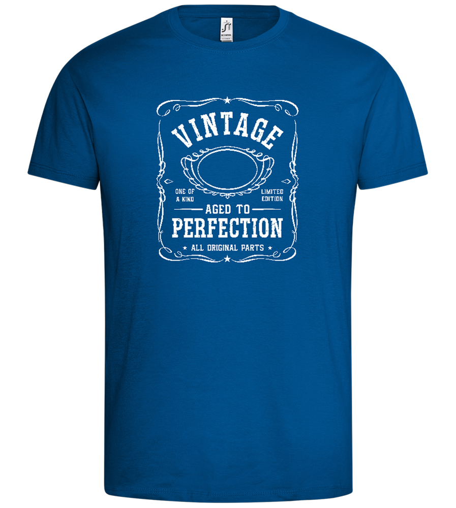 Vintage Aged To Perfection Design - Premium men's t-shirt_ROYAL_front