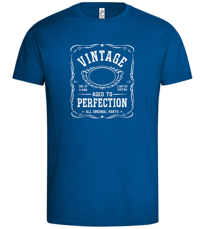 Vintage Aged To Perfection Design - Premium men's t-shirt_ROYAL_front