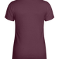 Needs Coffee Design - Basic women's t-shirt_BORDEAUX_back