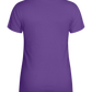 Needs Coffee Design - Basic women's t-shirt_DARK PURPLE_back