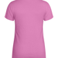 Needs Coffee Design - Basic women's t-shirt_PINK ORCHID_back