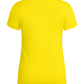 Needs Coffee Design - Basic women's t-shirt_YELLOW_back