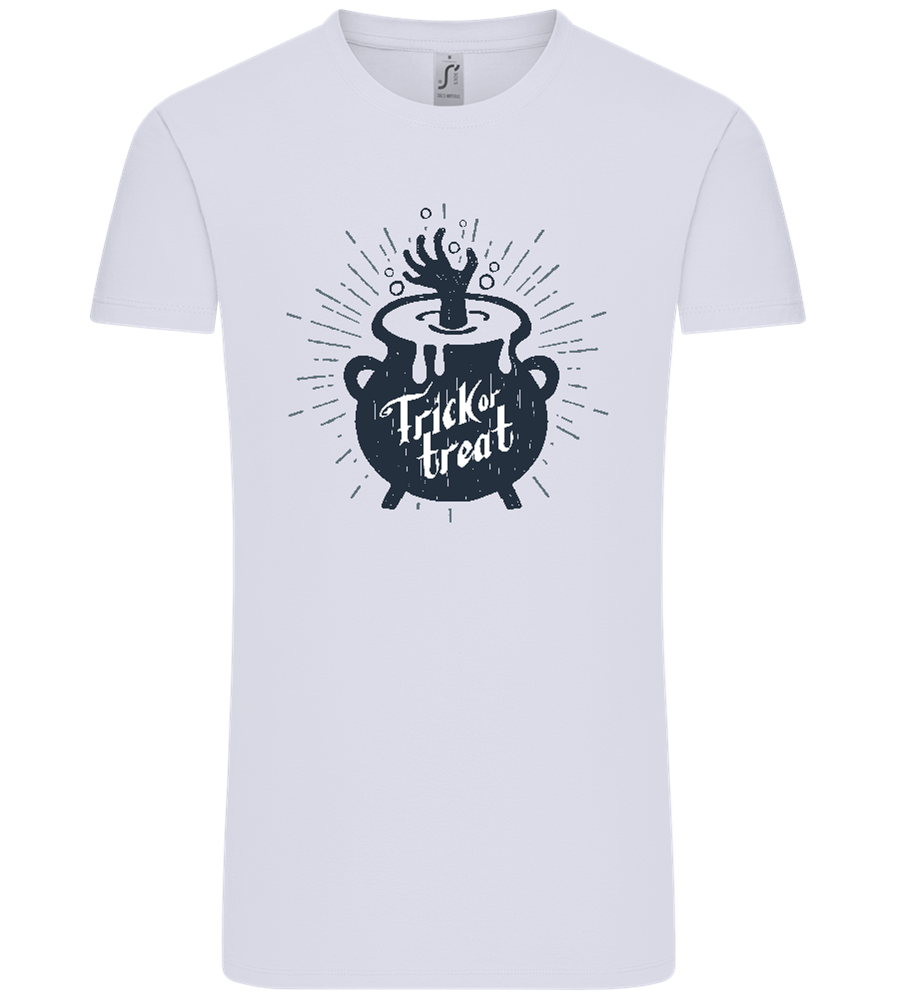 Trick or Treat Cauldron Design - Comfort Unisex T-Shirt_LILAK_front