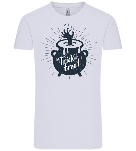 Trick or Treat Cauldron Design - Comfort Unisex T-Shirt_LILAK_front