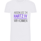 Abschluss '24 Hartz IV Design - Basic Unisex T-Shirt_WHITE_front