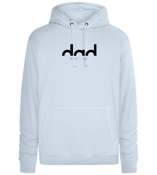 Dad Man Myth Legend Design - Premium unisex hoodie_CREAMY BLUE_front