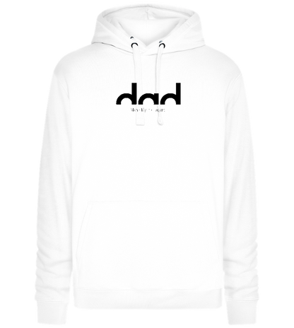 Dad Man Myth Legend Design - Premium unisex hoodie_WHITE_front